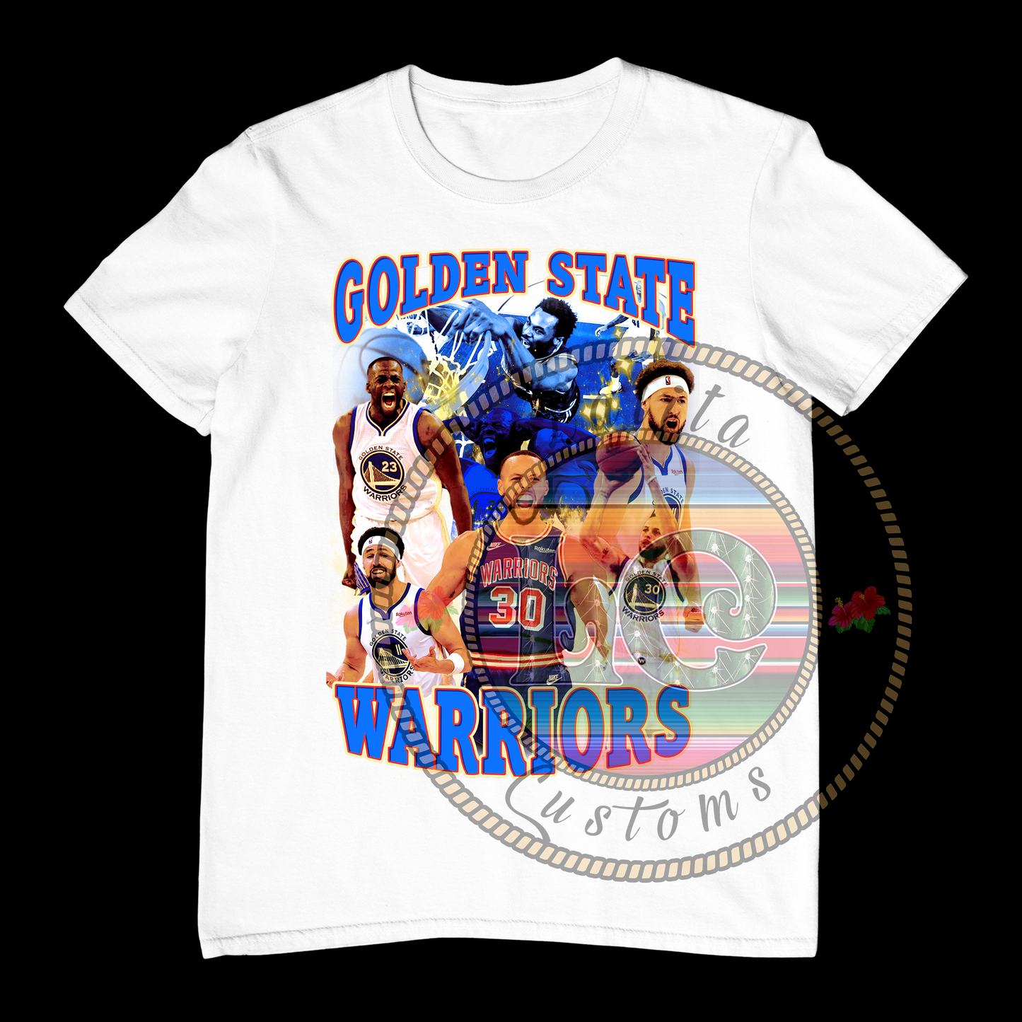 Golden State Warriors "Same Squad" Bootleg Rap Tee