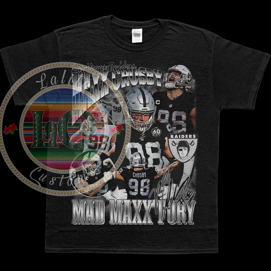 Maxx Crosby "MAD MAXX FURY!!" Las Vegas Raiders